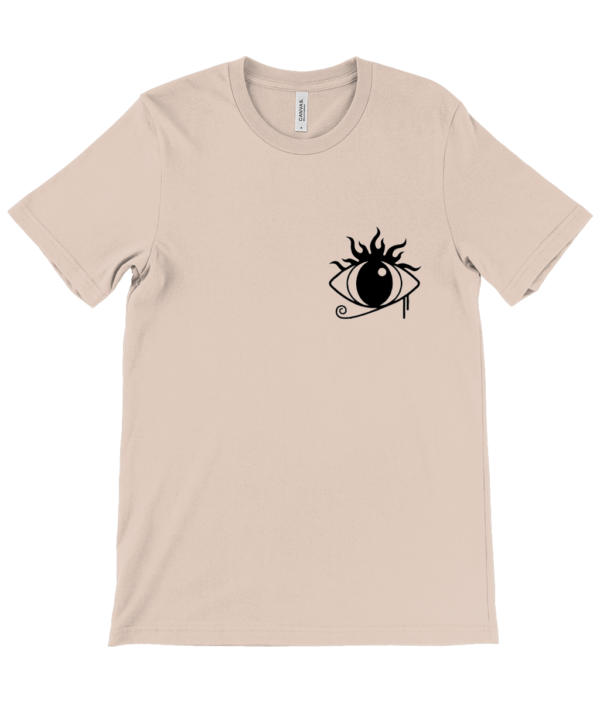 Peach Eye Emblem Tee Logo Reverse Front