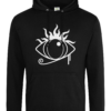 Emblem Black Hoodie WUTSM Reverse Front